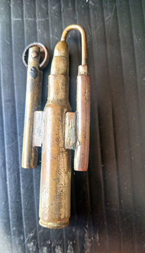 Trench art shell - art,