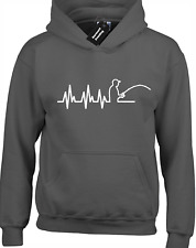 FISHING EKG ECG HOODY HOODIE FISHERMAN CARP FISHING CLOTHING TOP ANGLING NEW