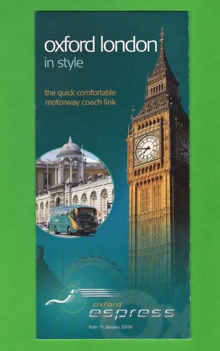 Oxford bus company timetable - bus,