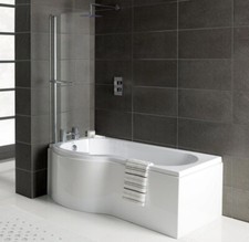 Essentials shape shower bath - essentials,