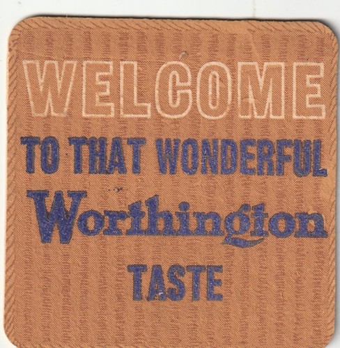 Beer mat worthington - beer,