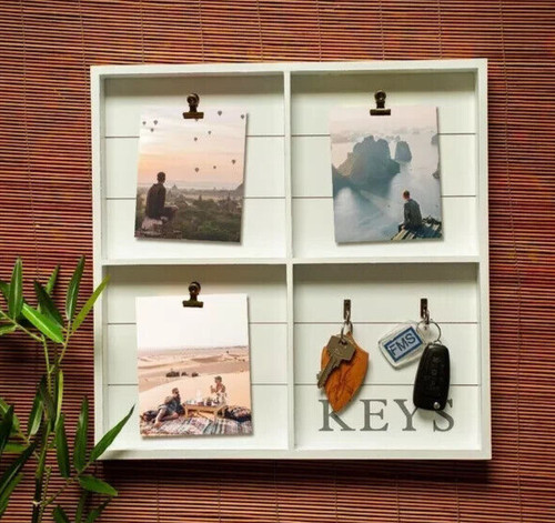 Hanging wooden key holder - holder, &