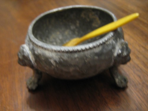 Vintage mustard bowl - mustard, bowl-