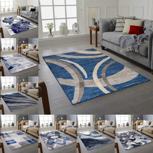 Dark navy blue rug - blue, small
