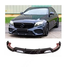 FRONT BLACK SPLITTER LIP FOR MERCEDES E CLASS 2017 – 2023 W213 A238 C238 BBS F1