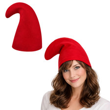 Adult Red Gnome Hat Soft Cone