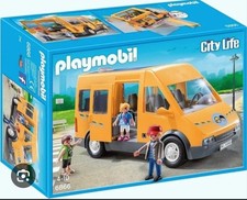 Playmobil 6866 School Bus Van City Life Vehicle Toy Great Xmas Gift Kids Toy 🎁