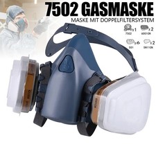 11 in 1 7502 Painting Spray Half Face Gas Mask Chemical Epoxy Resin Respirator