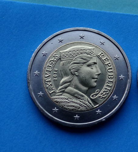 2014 latvia 2 euro - latvia, 🇱🇻