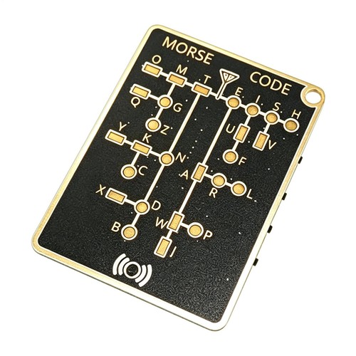 Morse code trainer card - card, pro