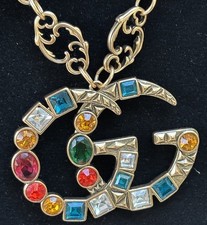 Gucci GG Necklace Gold Tone &