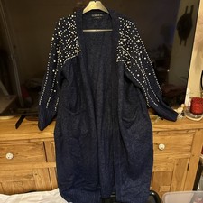 Zara Knit Long Blue Oversized