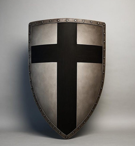 Knight templar shield - templar, replica