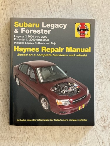 Haynes manual 89101 subaru - 89101,