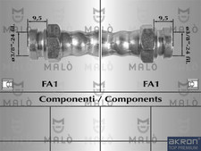 MALO' 8097 REAR BRAKE HOSE