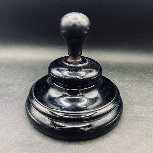 Antique glass dump large - dump, 6"