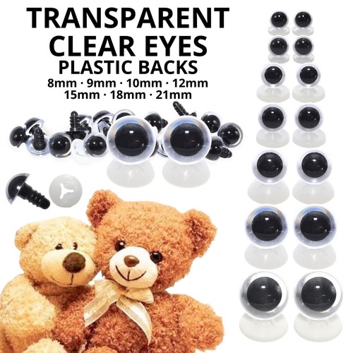 Soft toy eyes transparent - toy,