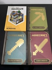 Minecraft 4 Book Set Guide to and Handbooks Mojang