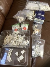 Swish curtain track parts Fittings Gliders End Stops Brackets job lot. 