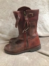 El Guadarnes Boots Tan Tasselled Spanish Riding Boot Conker UK 10-11 size