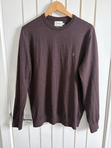 Farah men jumper - jumper, plum