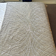 Gorgeous KYLIE MINOGUE Truffle / Silver Sequinned 'Esta' Bed Throw 220cm X 120cm