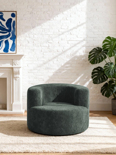 Round lounge chair - round,