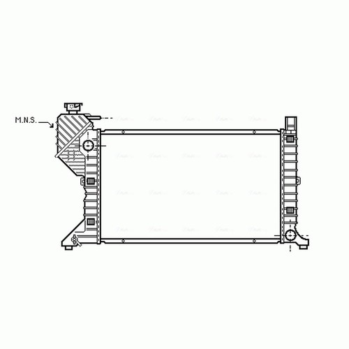 Radiator for mercedes sprinter - for,