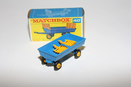 Matchbox 40c hay trailer - hay, trailer,