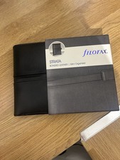Filofax Strata Black Bonded