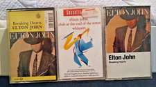 quantity 3 Elton john cassette tapes