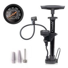 Heavy Duty Floor Standing Bike Cycle Bicycle Tyre Hand Air Mini Pump - Black