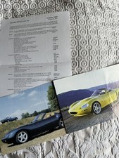 Ginetta G27 G40 Roadster 1995 UK Market Sales Brochures Price List