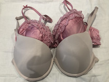 2 X Pack Pink by Victoria's Secret La Senza padded  Bra Size 34C