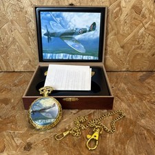 Heritage Collection WWI Super Marine Spitfire Pocket Watch, Chain & Gift Box