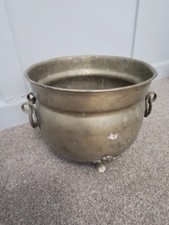 Antique Brass Planter/log Bin