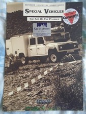 Land Rover Special Vehicles brochure 1995 UK market ref LRSV029/95