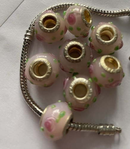 Pink rose murano - pink,