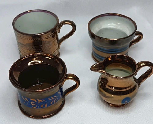 Staffordshire copper lustre - ,