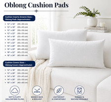 Oblong Cushion Inserts