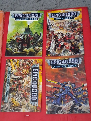 Epic 000 40k books - gw,