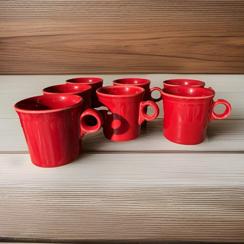 Red vintage fiesta pottery - red,
