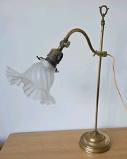 Antique Adjustable Brass Desk