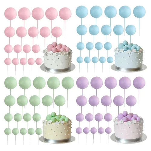20pcs balls cake topper - 20pcs,