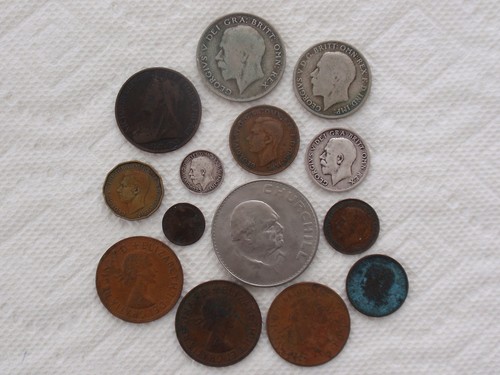 British coin collection 1868 - british,