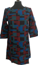 EX SEASALT teal Artists Check Hawthorn Clay Pots Tunic size 8 & 10 RRP £59.95
