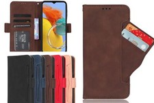 Leather card wallet phone case - leather,