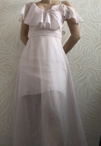 Coast midi blush - blush, chiffon