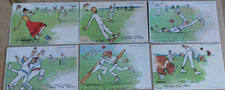 Six  Vintage Cricket