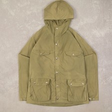 Fjallraven Vintage 80s Utility Hooded Parka Jacket L Men's Khaki Green Outdoor